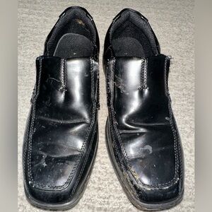 Men's Black Slip-On Dress Shoes